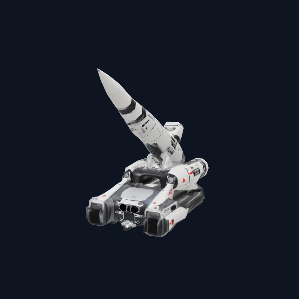 Futuristic Missile Launcher Model Pack
