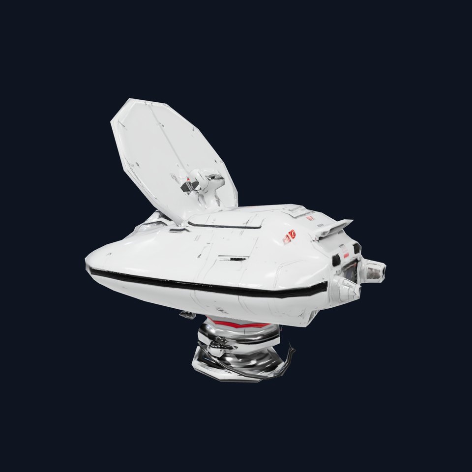 Futuristic Satellite Dish Model Pack with HighTech Design