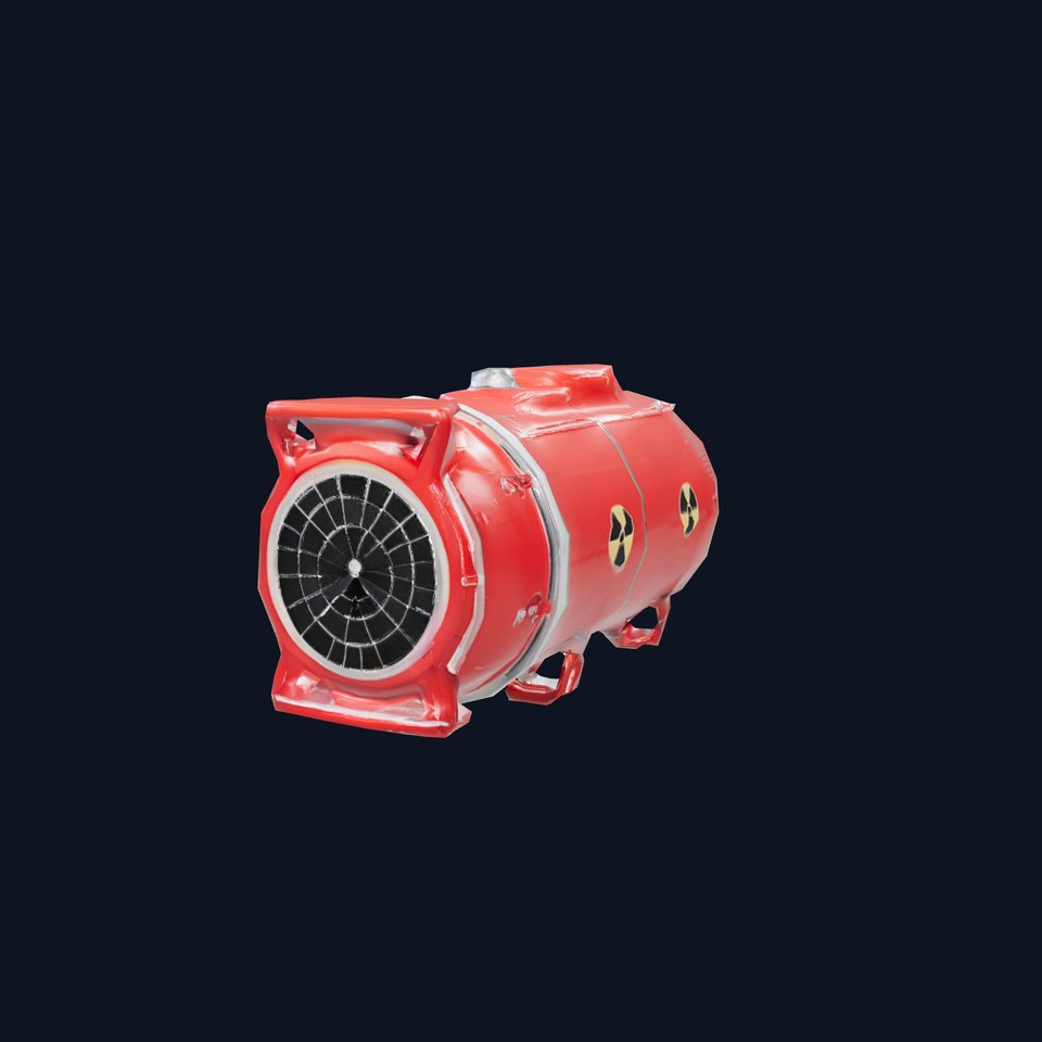 Nuclear Missile Model Pack with HighDetail Red Exterior viewer poster