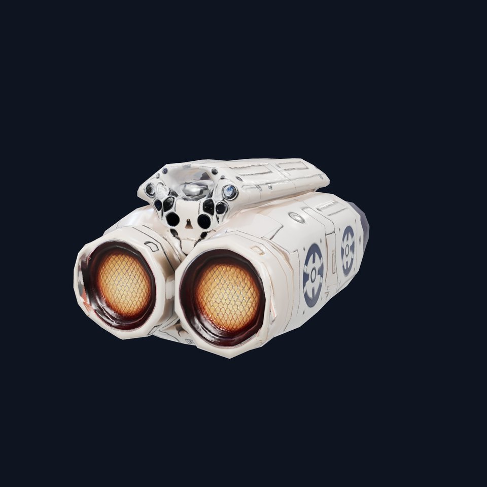 Futuristic Binoculars Model Pack with SciFi Design