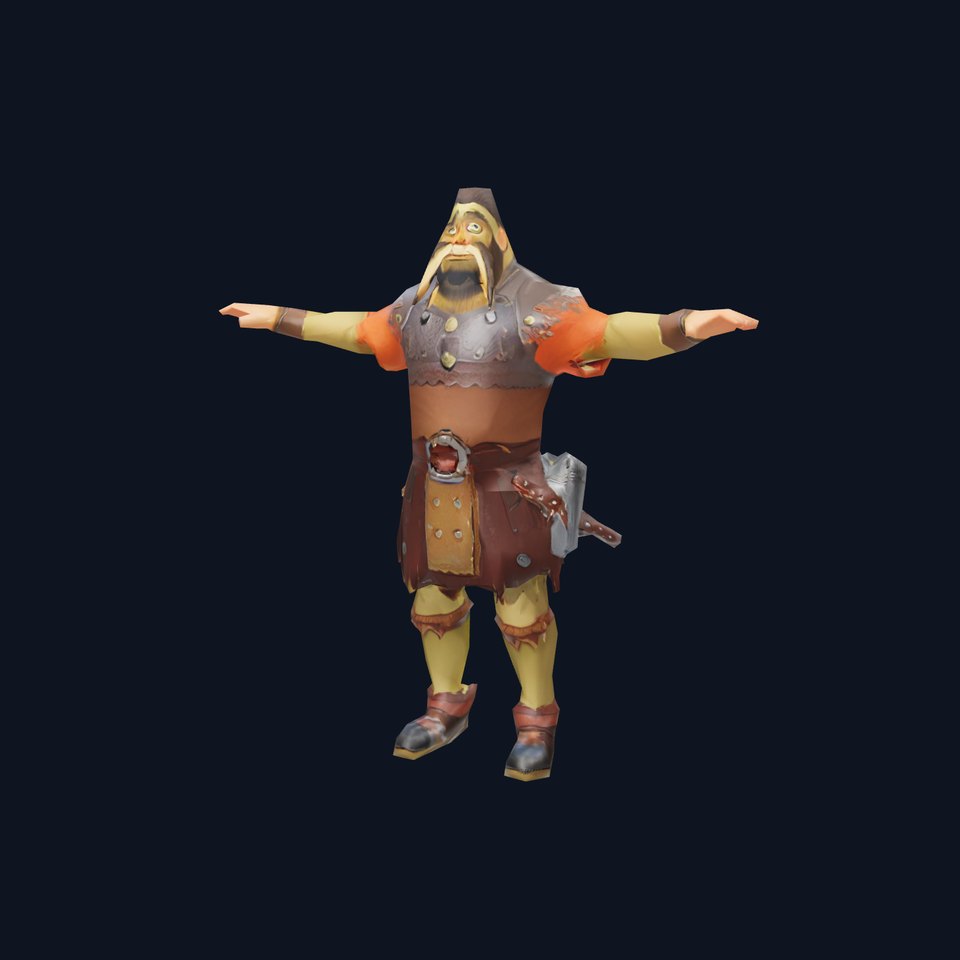 Orc Warrior Model Pack with Detailed Armor