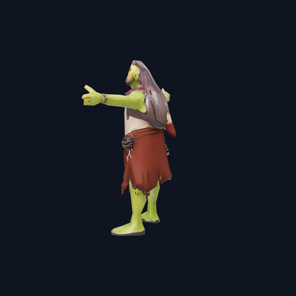 Fantasy Orc Character Model Pack for Applications
