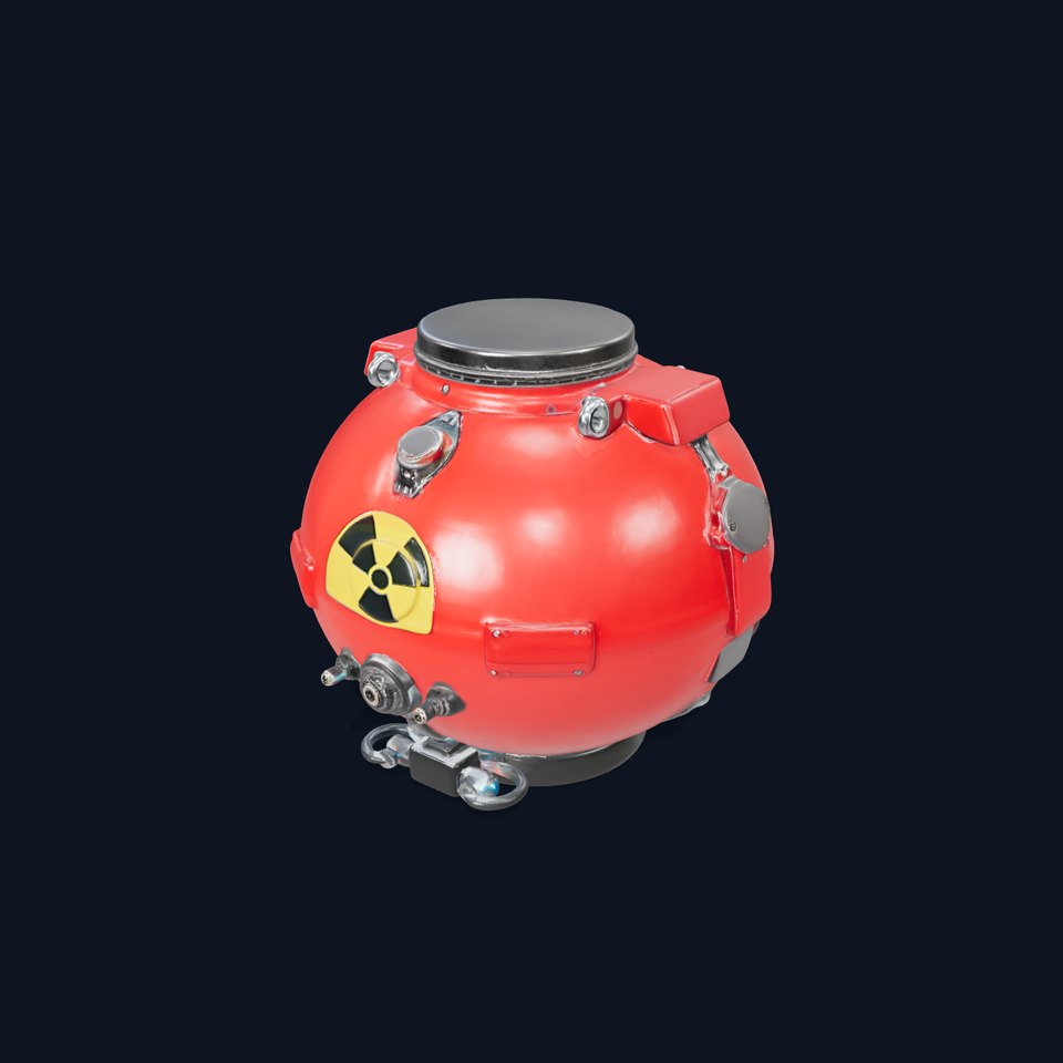 Red Reactor Capsule model pack