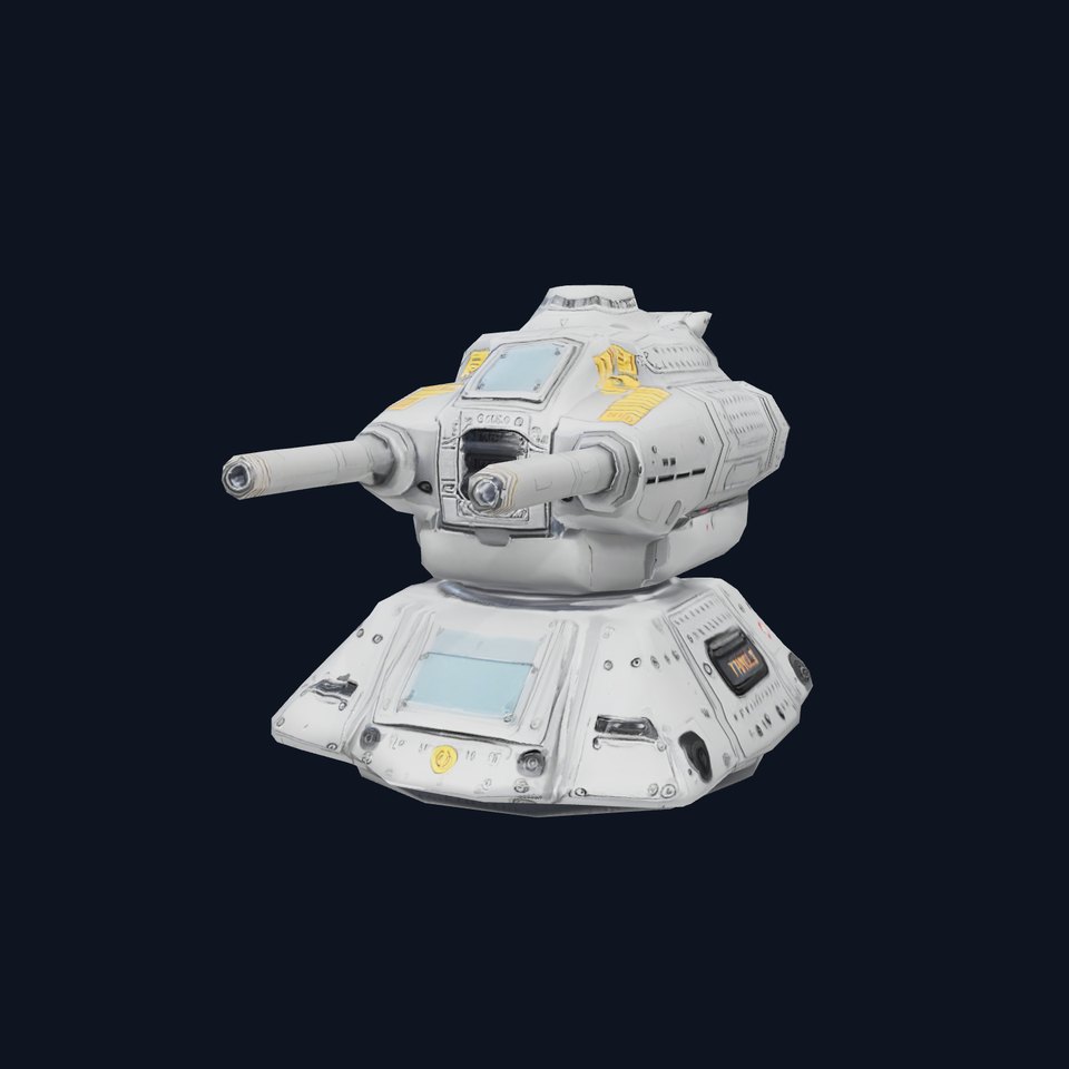 Futuristic Energy Blaster model pack