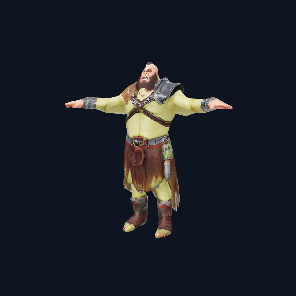 Orc Warrior Fantasy model pack