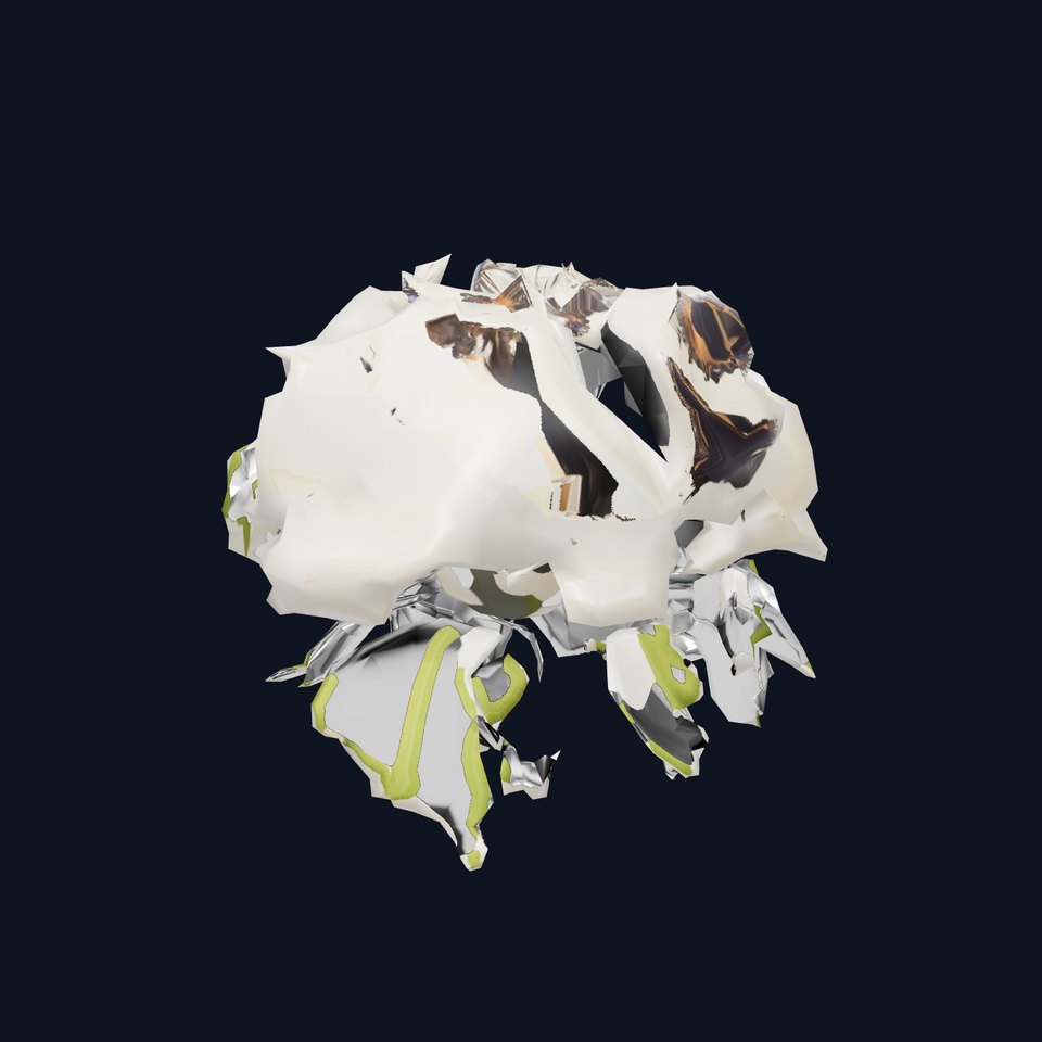 Elegant Ivory Flower model pack