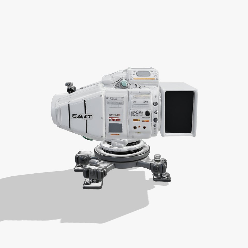 Futuristic White Camera model pack