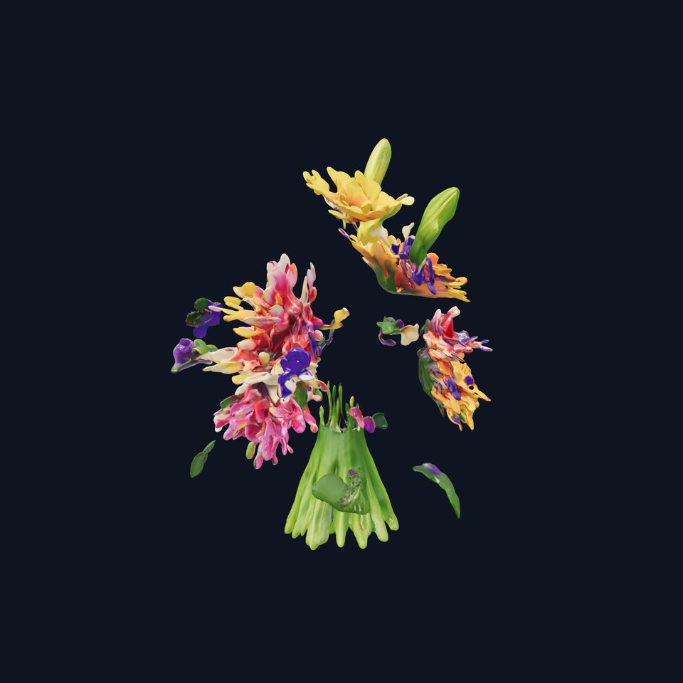 Vibrant Flower Bouquet model pack