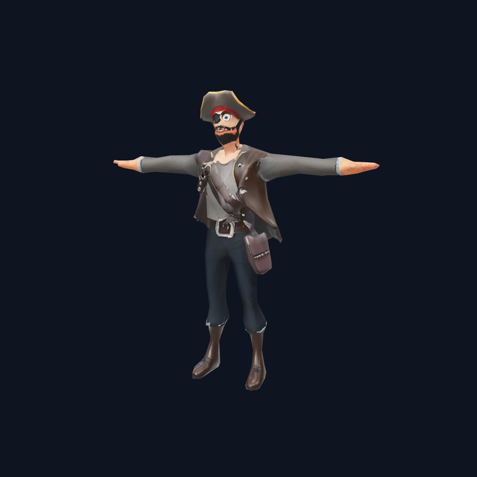 Charming Pirate model pack
