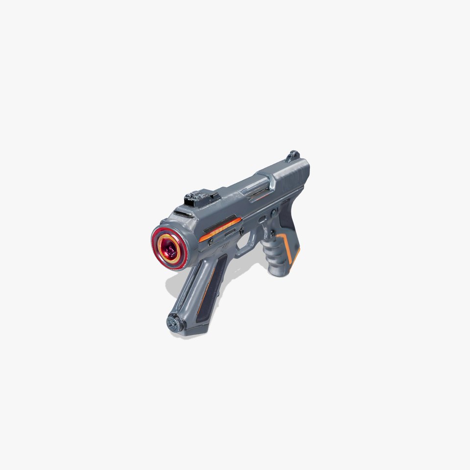 Futuristic Laser Pistol model pack