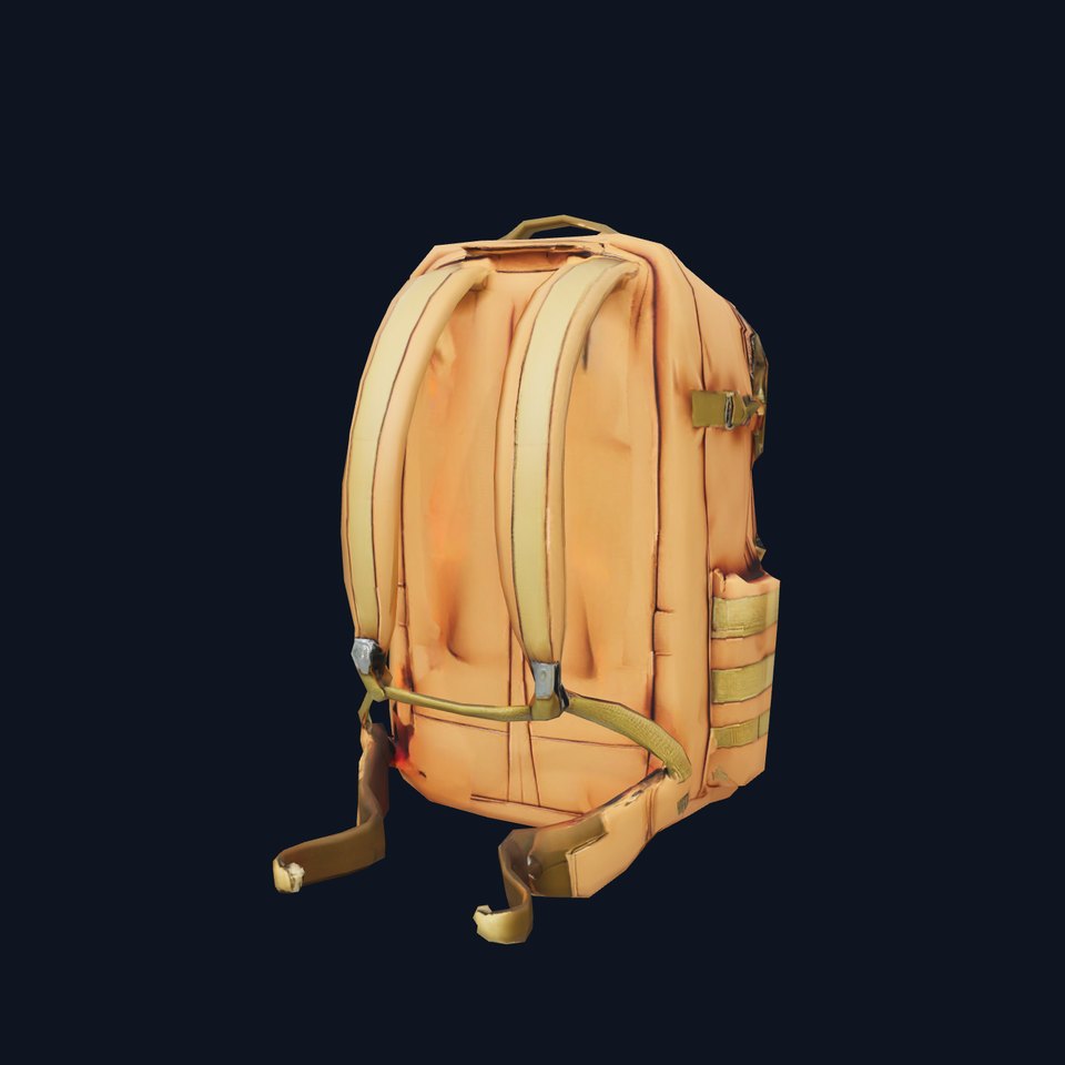 Desert Tactical Backpack model pack