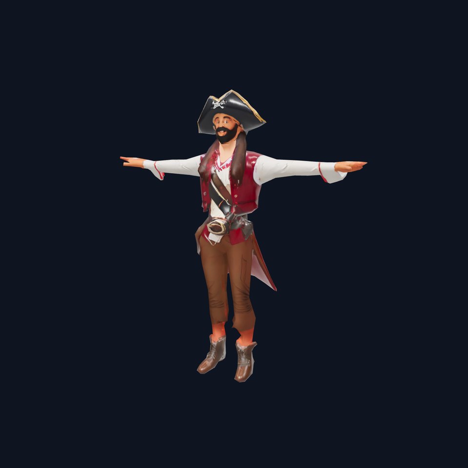 Colorful Pirate model pack