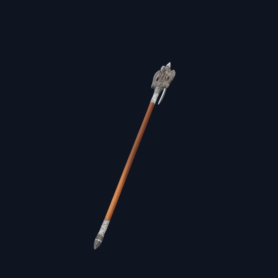 Ornate Halberd model pack