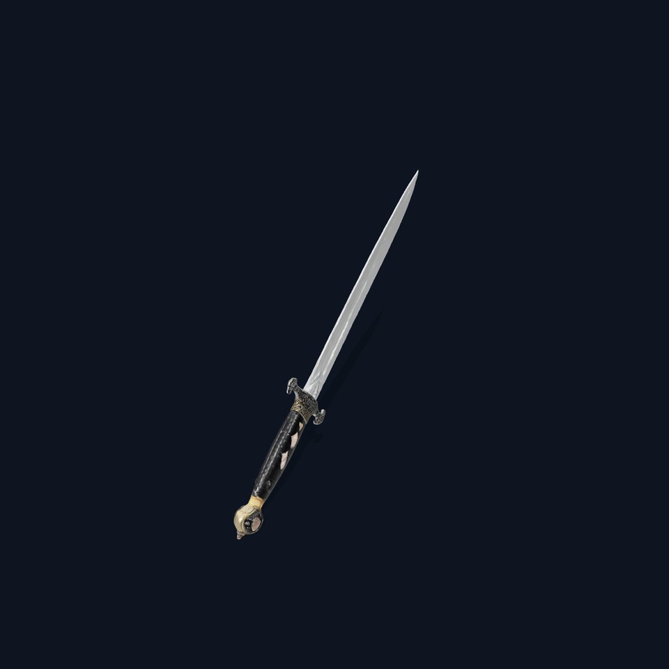 Medieval Black Sword model pack