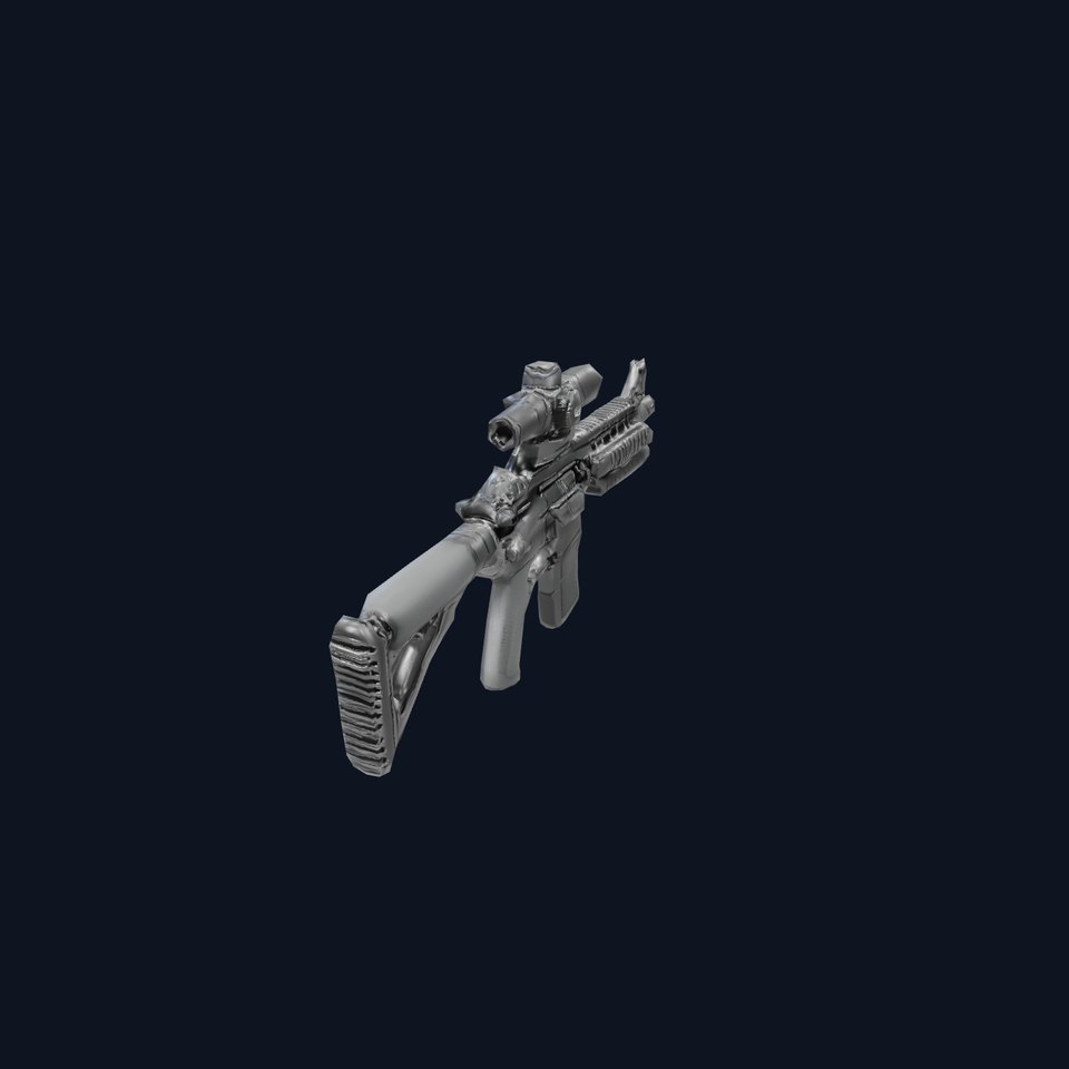 Tactical Black Rifle model pack