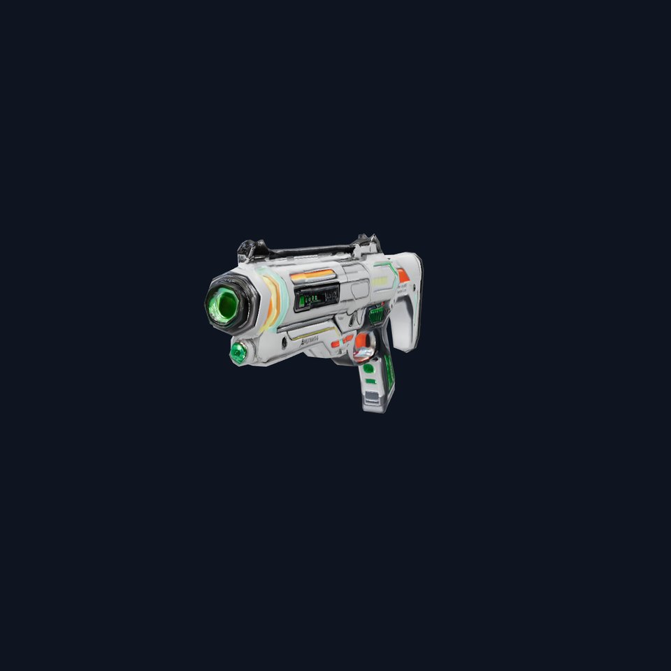 Futuristic Blaster model pack