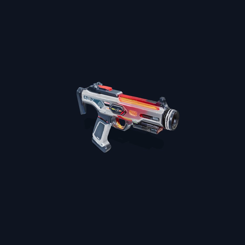 Futuristic Blaster model pack