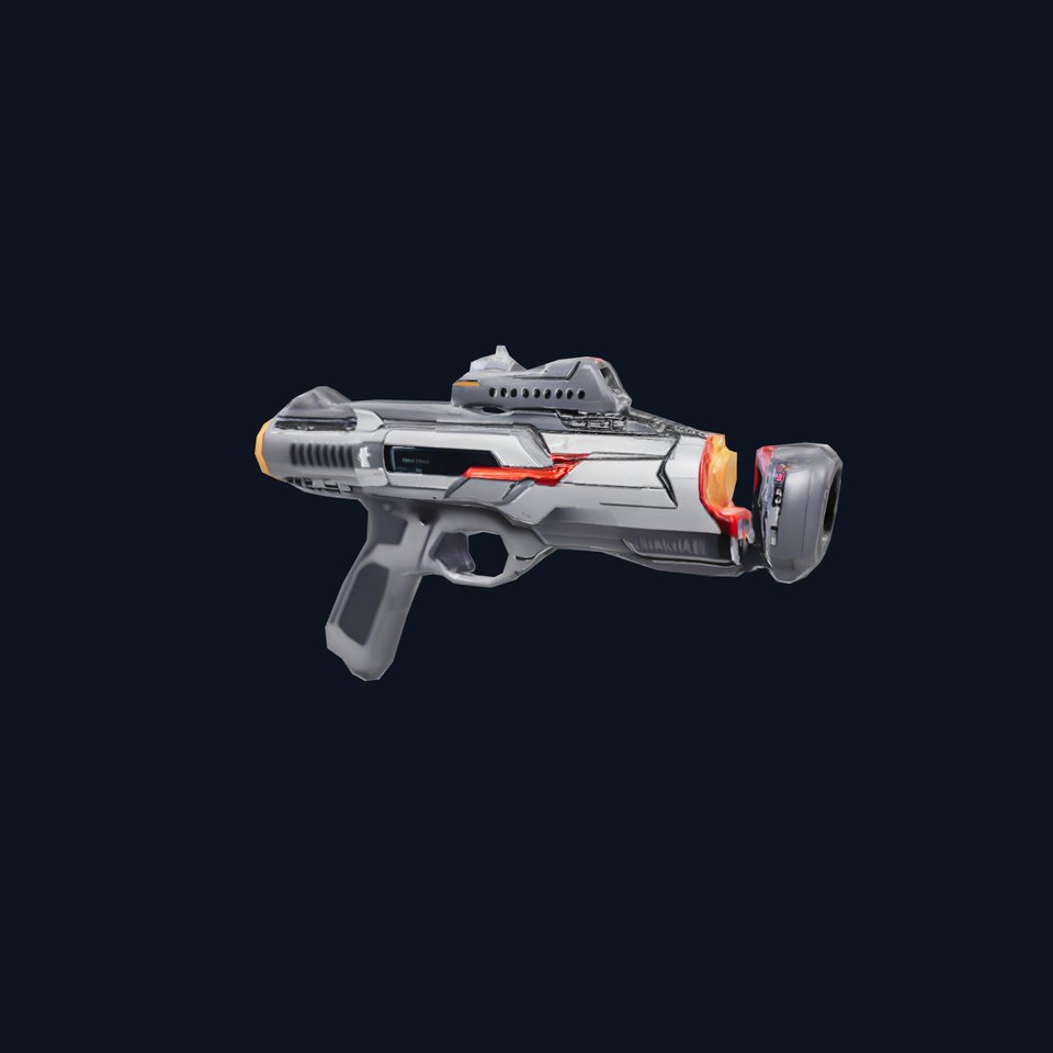 Futuristic Blaster model pack