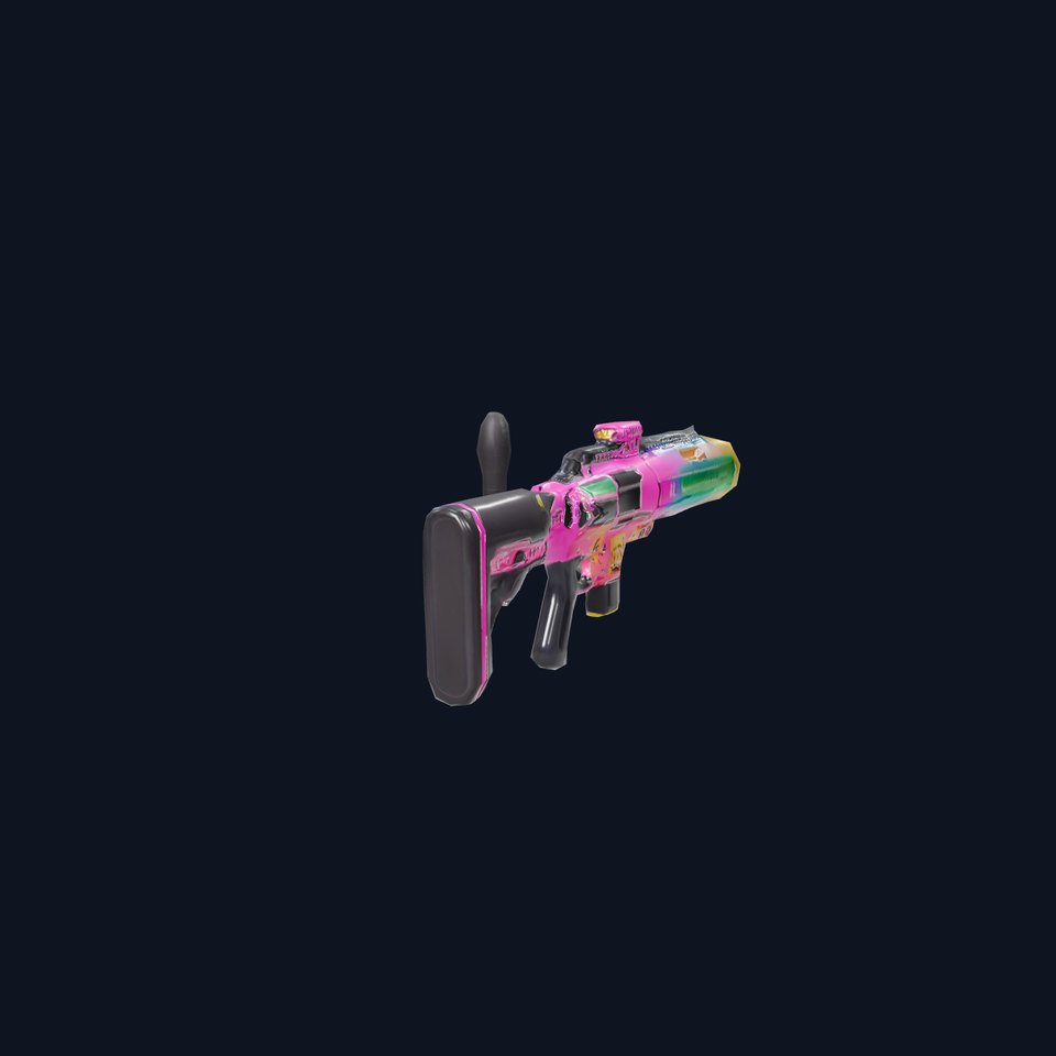 Neon Blaster Rifle model pack