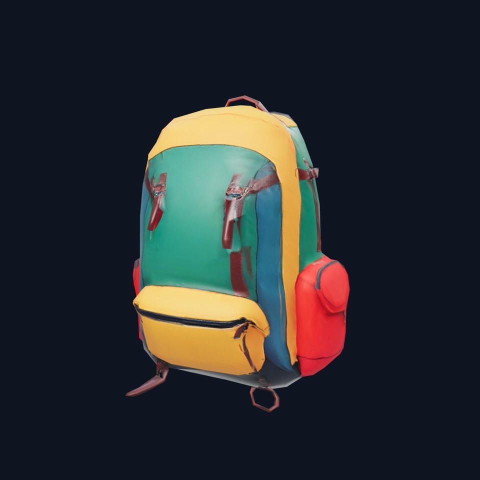 Vibrant Hiker Backpack model pack