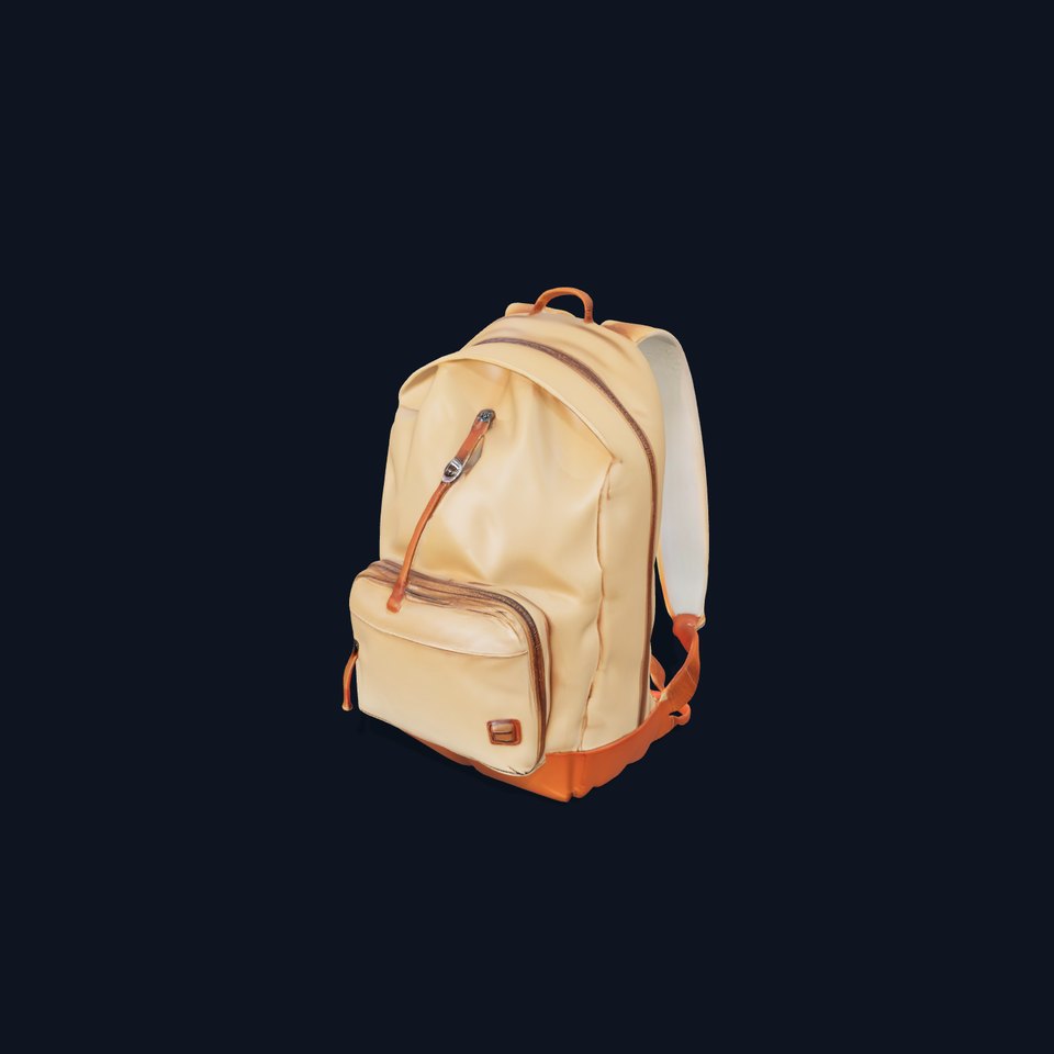 Tan Backpack model pack