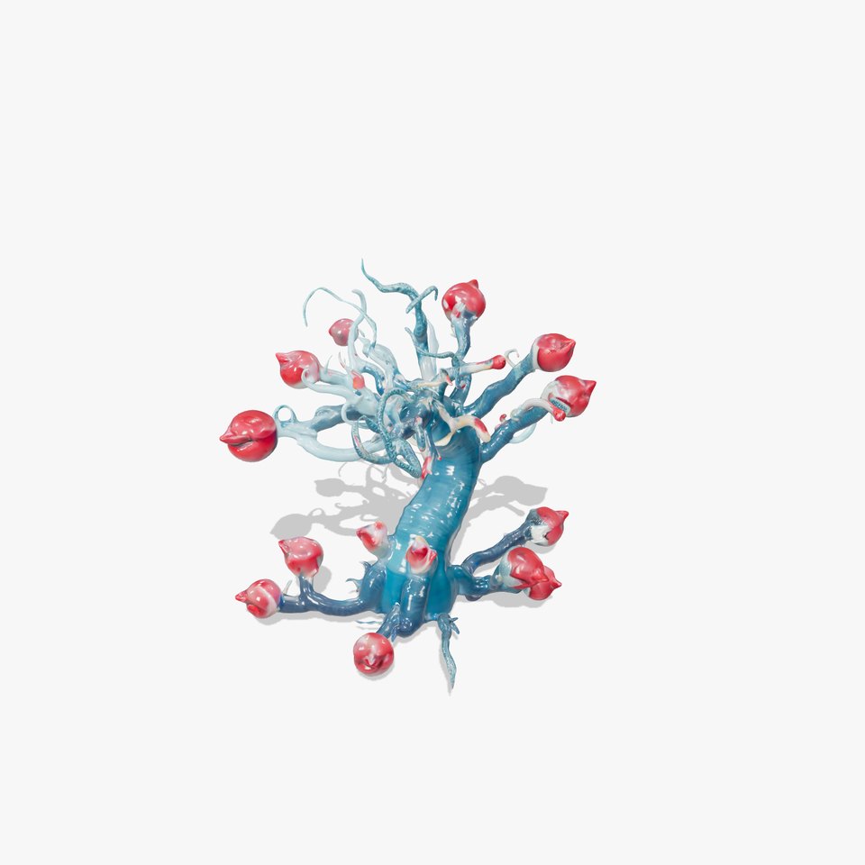 Twisted Bloom Tree model pack