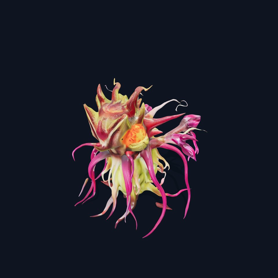 Alien Flora Burst model pack