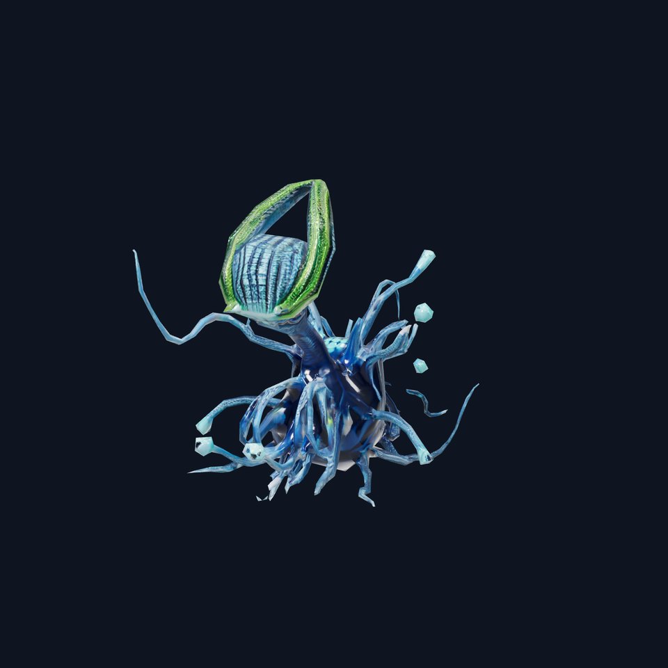 Alien Flora Green model pack