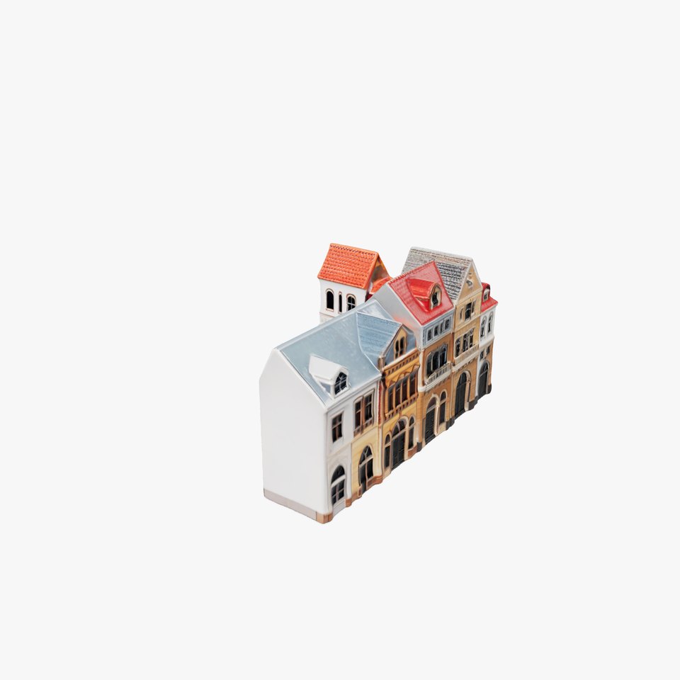 European Townhouse Facade model pack