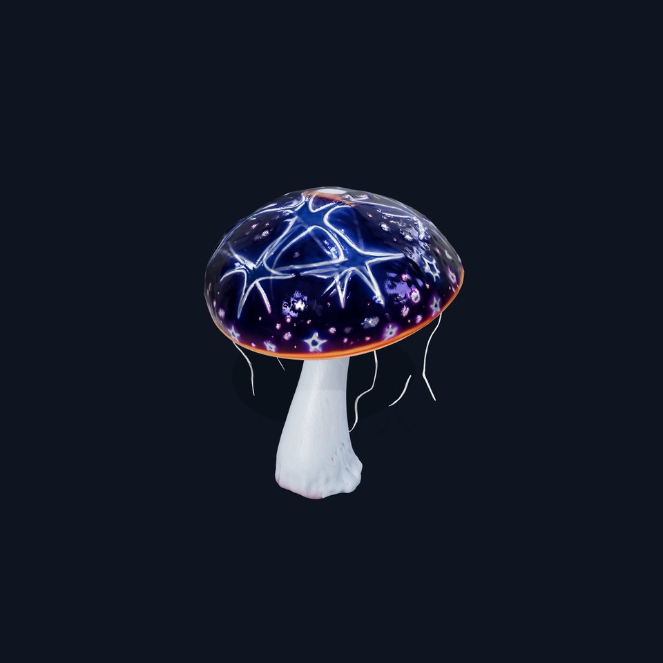 Galactic Mushroom model pack