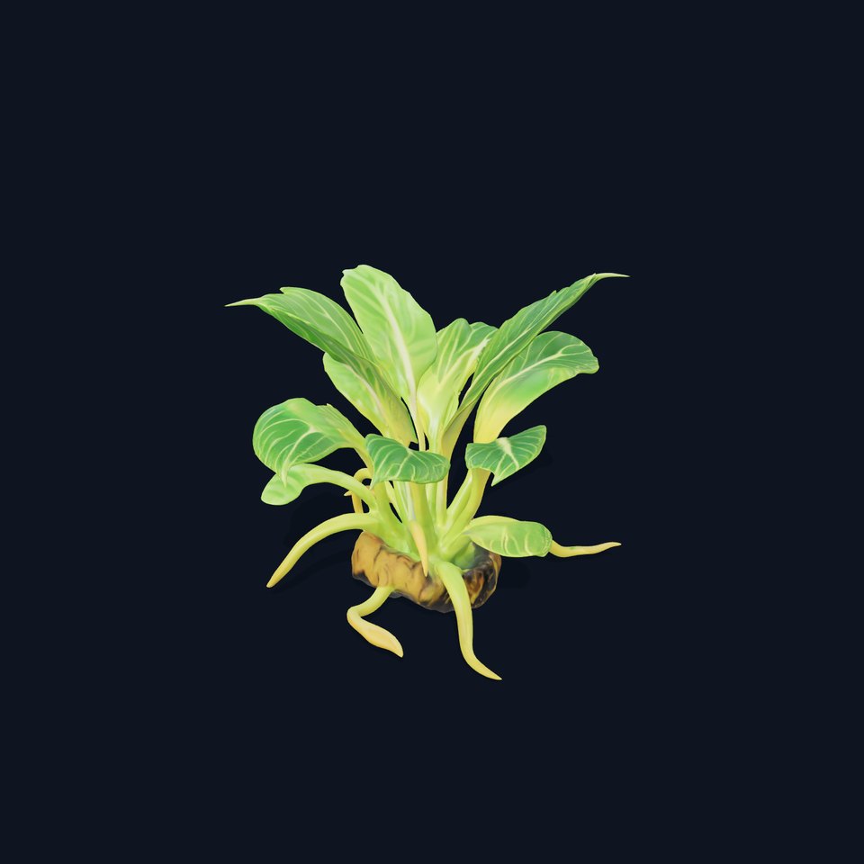 Luminous Green Plant model pack viewer poster