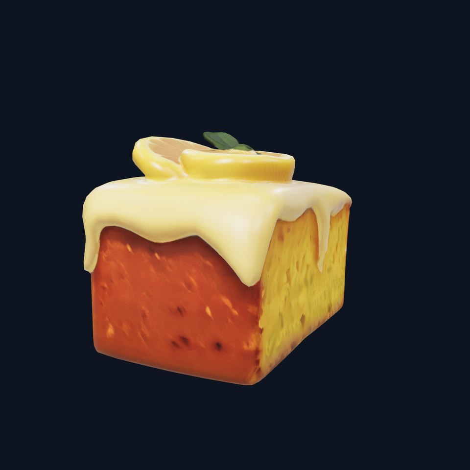 Lemon Slice Cake model pack viewer poster