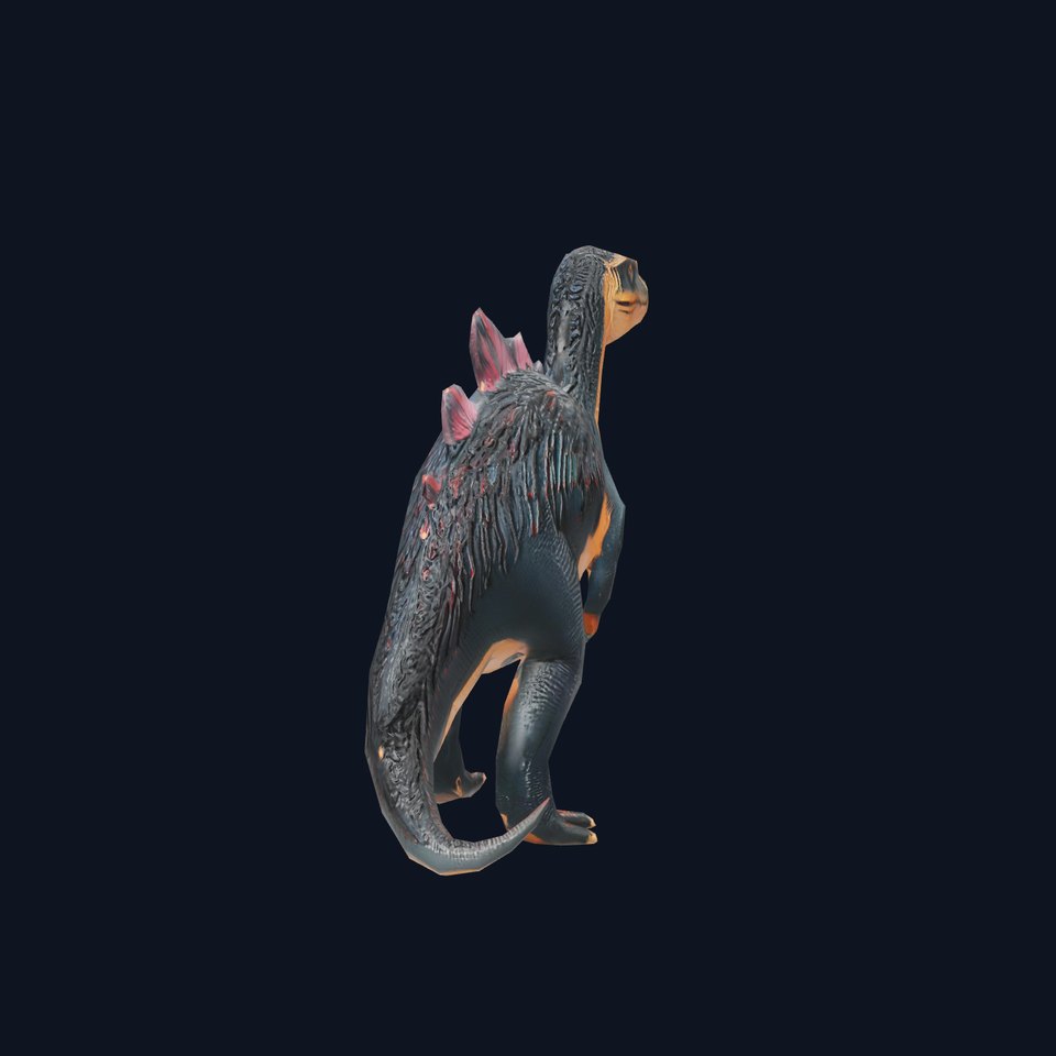 Spiky Dinosaur model pack