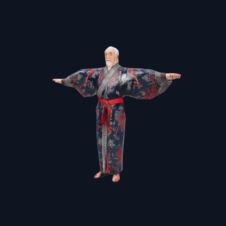 Elegant Kimono model pack