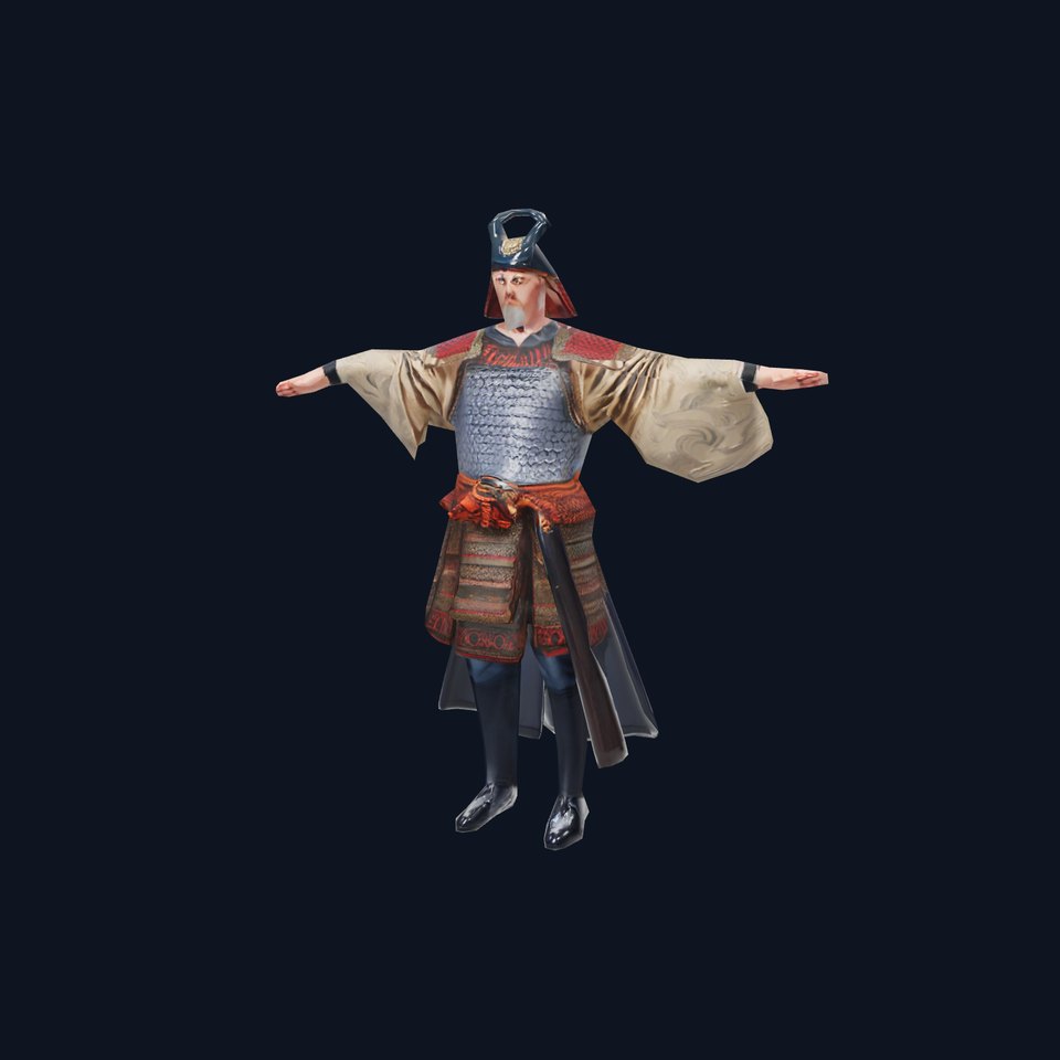 Samurai Armor model pack