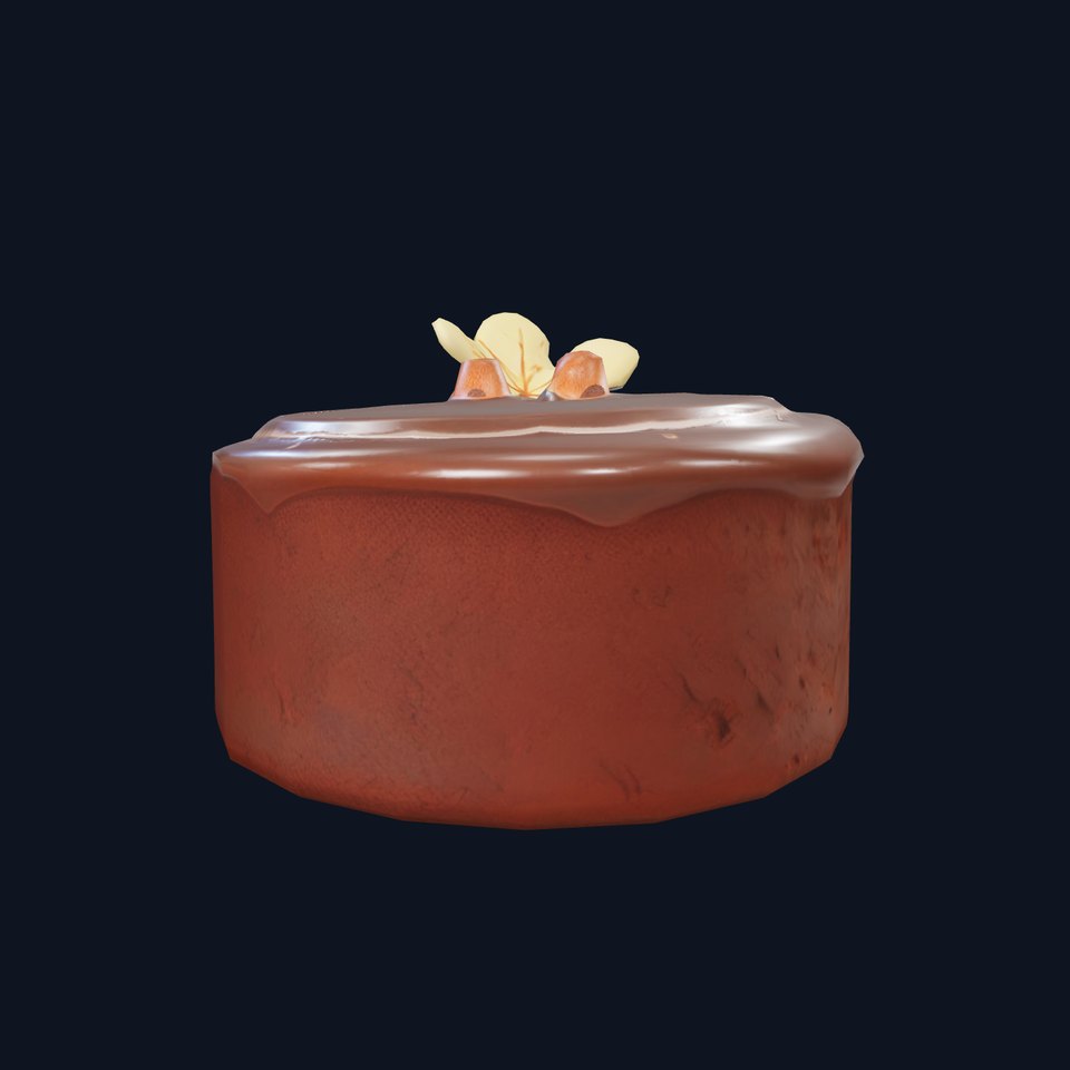 Delicious Chocolate Cake model pack