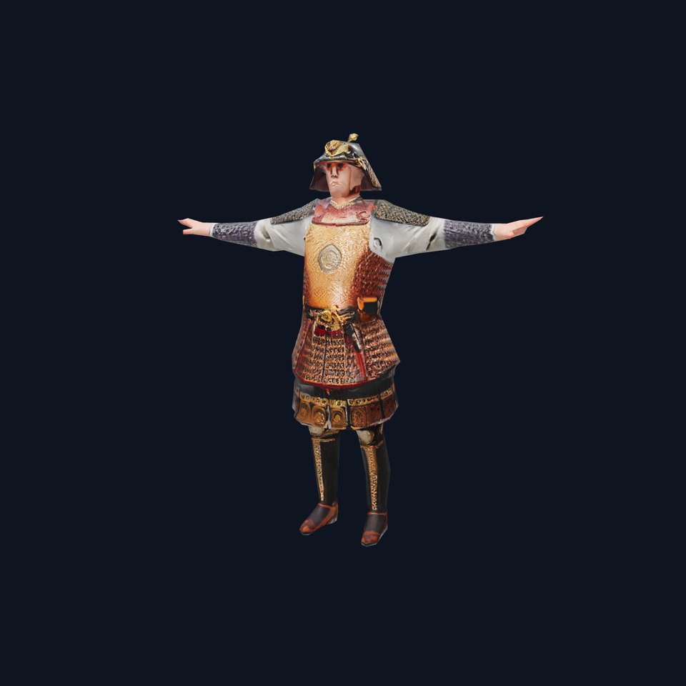 Samurai Armor Detail model pack