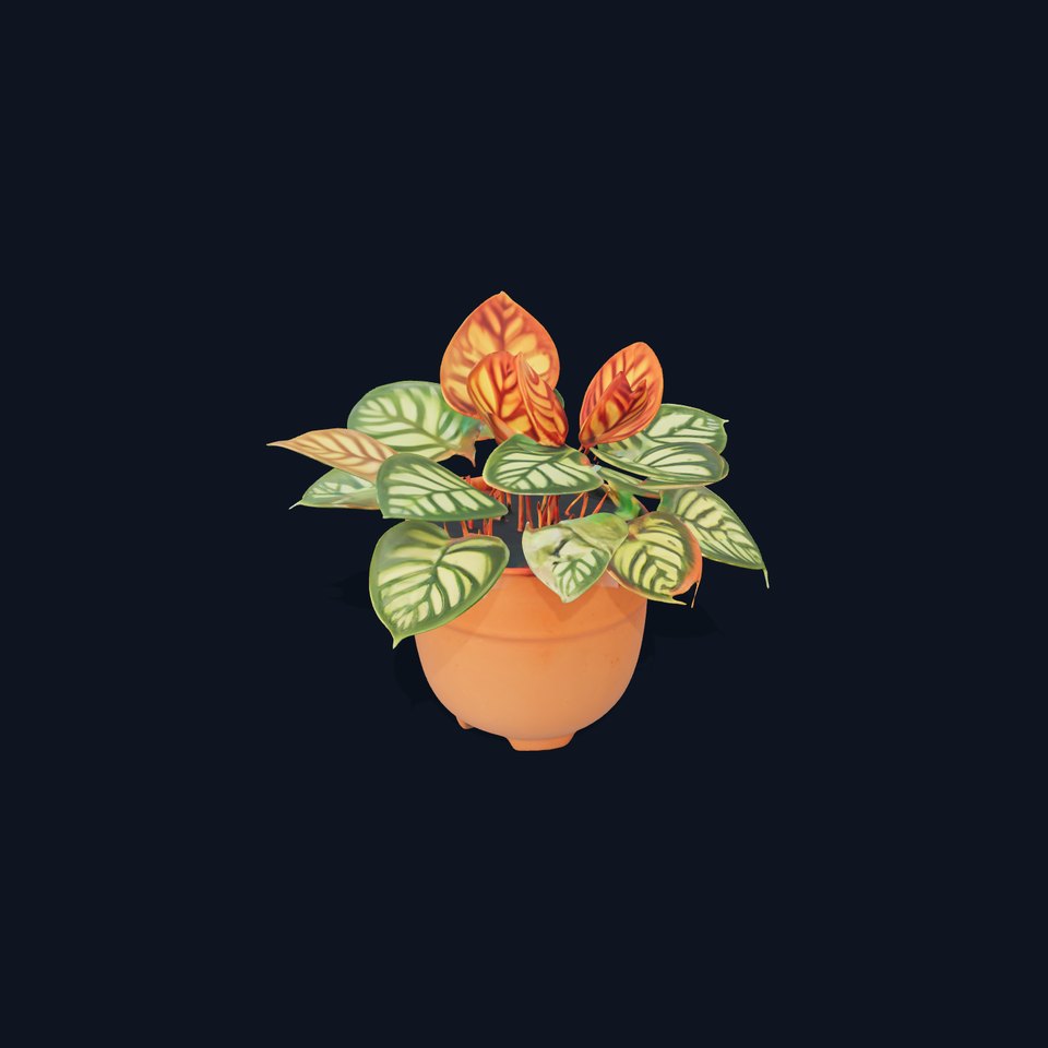 Vibrant Potted Plant model pack