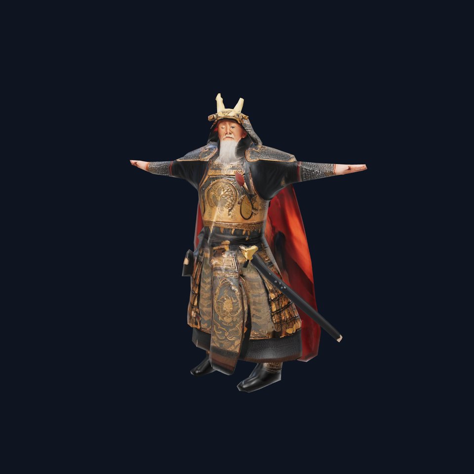 Samurai Armor Warrior model pack