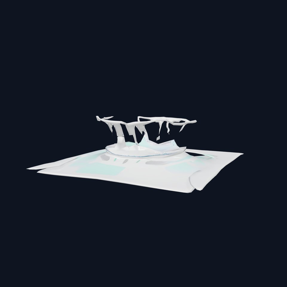 Crystal Water Splash model pack