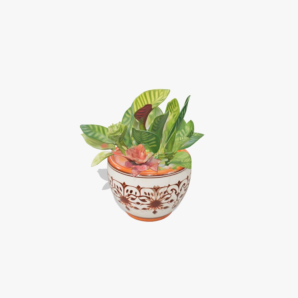 Decorative Ceramic Planter model pack viewer poster