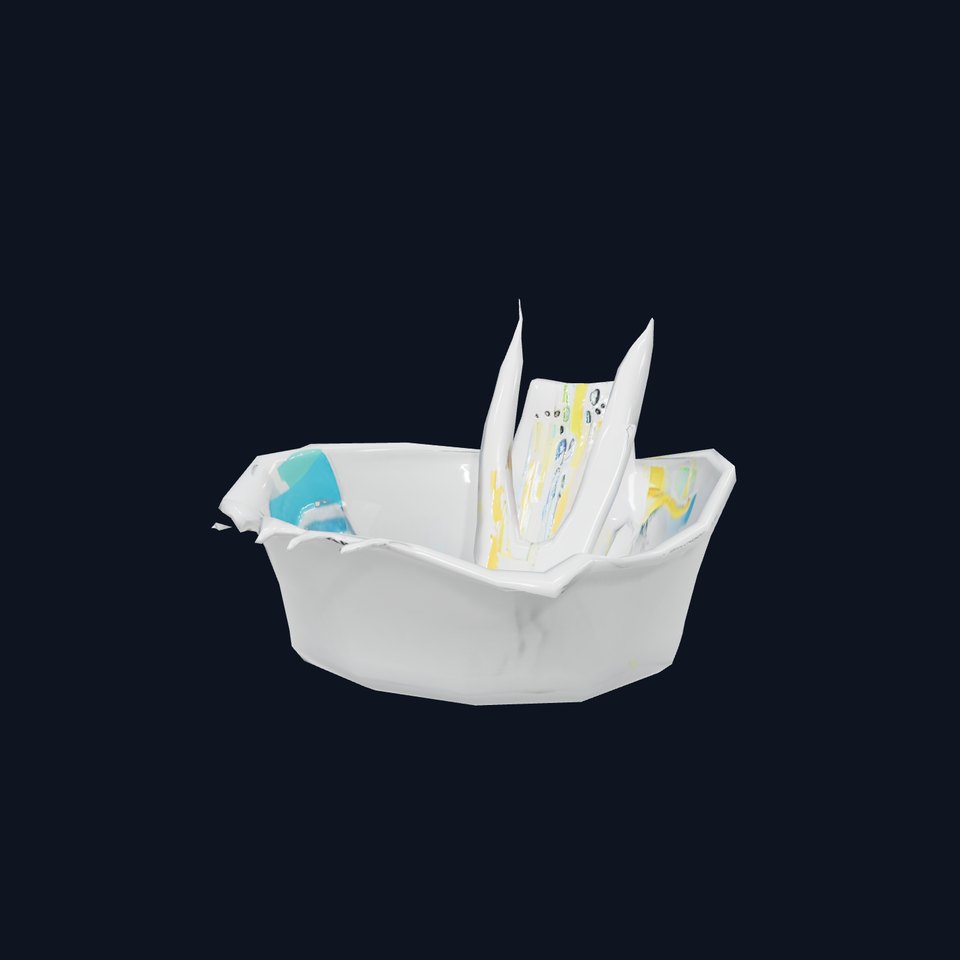 Crystal Water Splash model pack