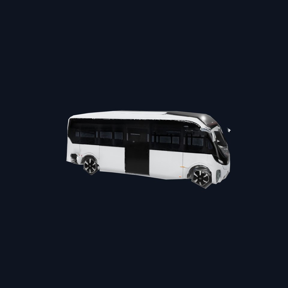 Futuristic Electric Bus model pack