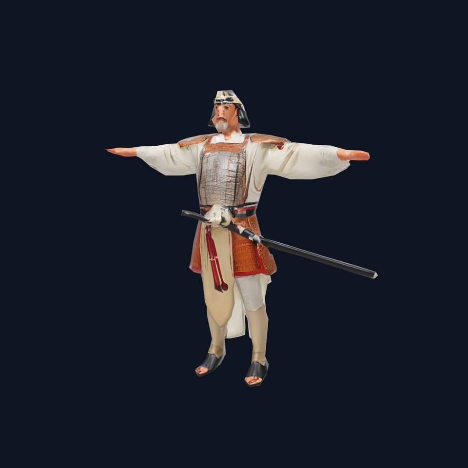 Samurai Warrior Armor model pack