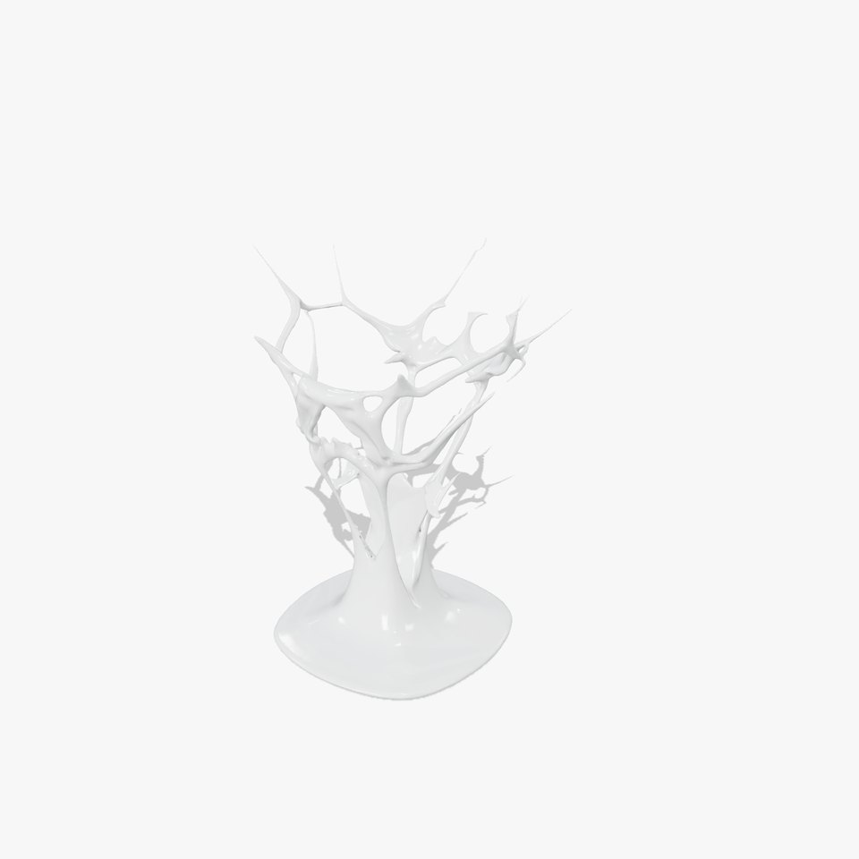 Crystal Splash Sculpture model pack