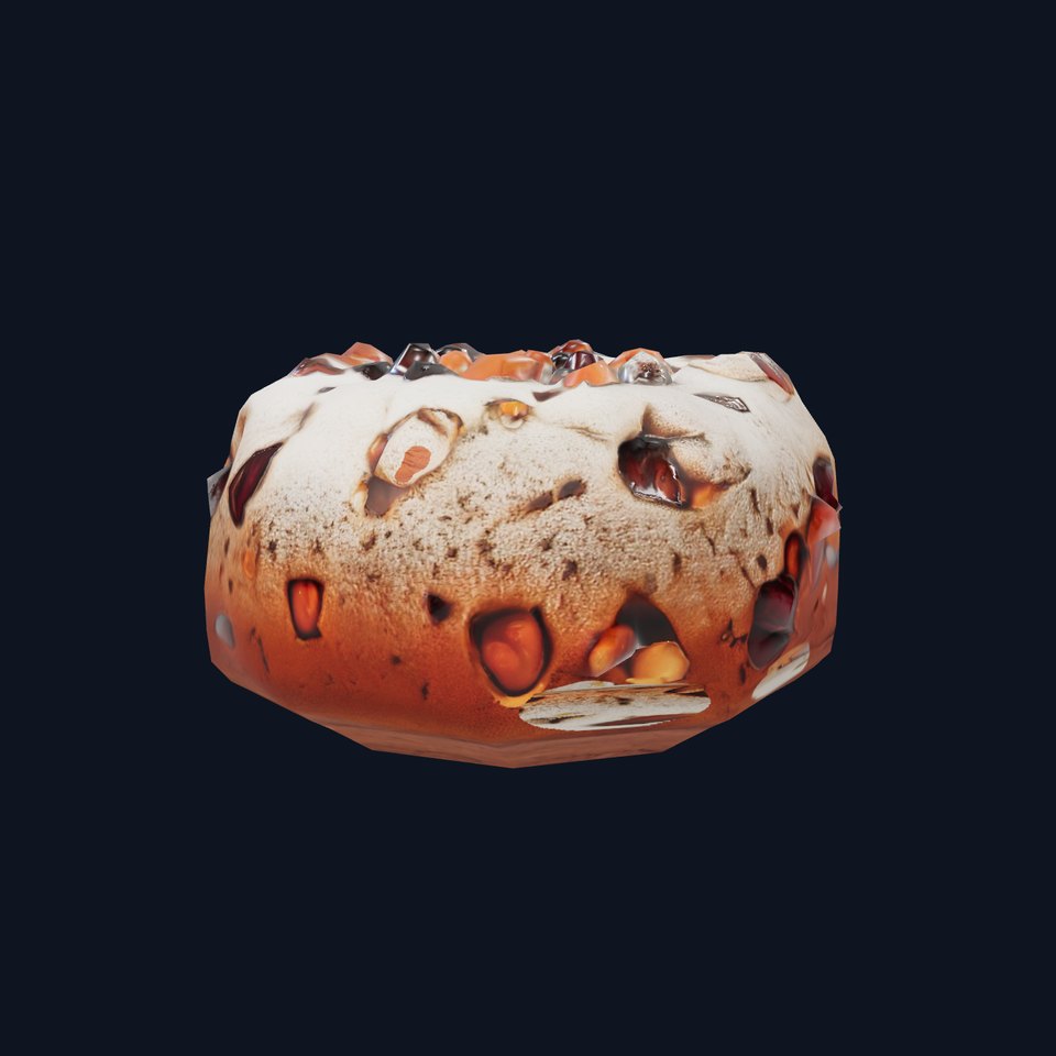 Nutty Festive Cake model pack