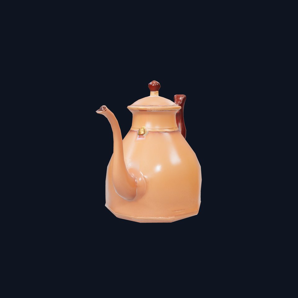 Copper Teapot Classic model pack