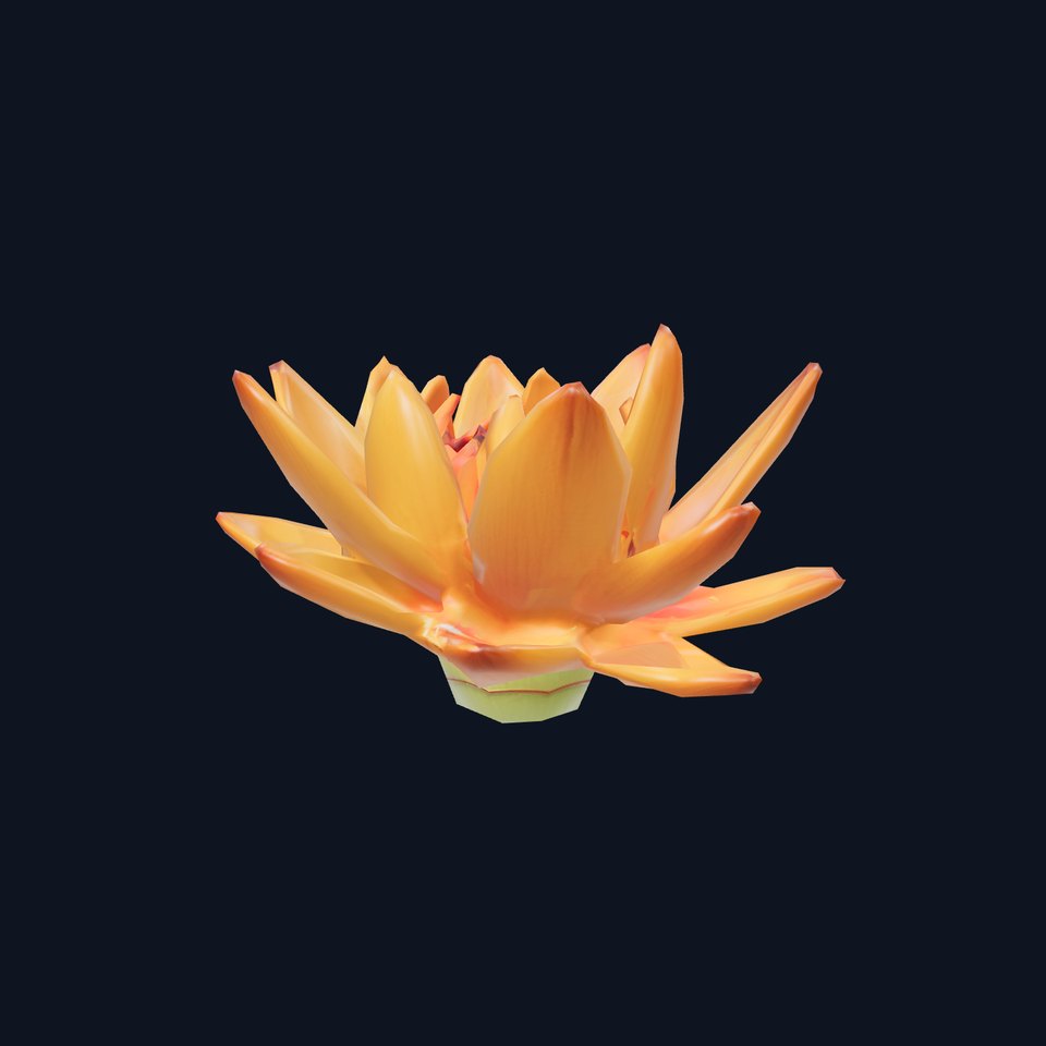 Vibrant Lotus Bloom model pack