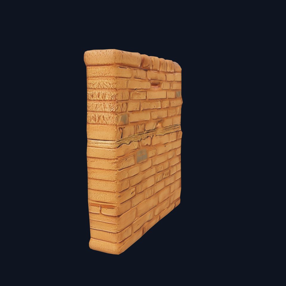 Vintage Brick Wall model pack viewer poster
