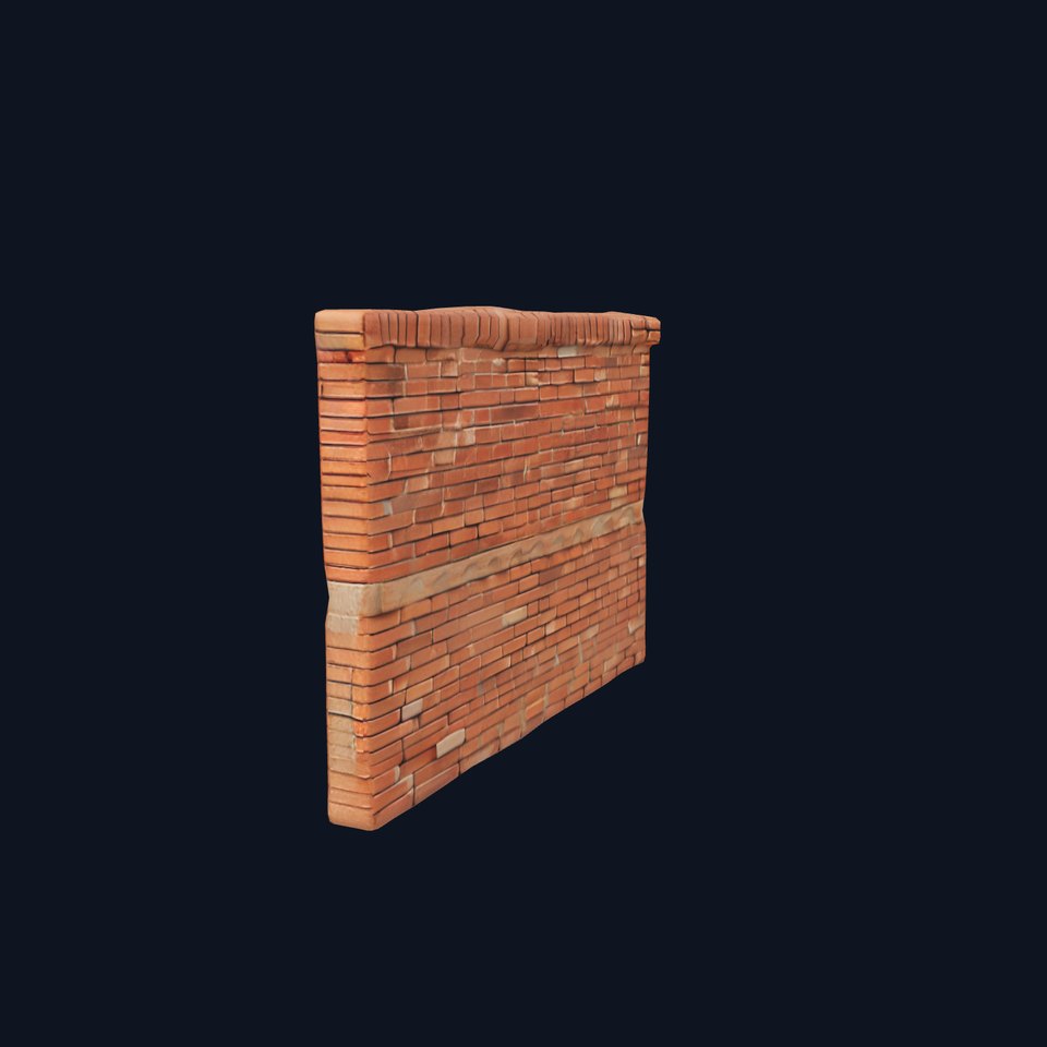 Terracotta Brick Wall model pack